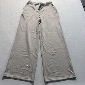 Automet Wide Leg Sweatpants Womens Size M Tan New With Tags